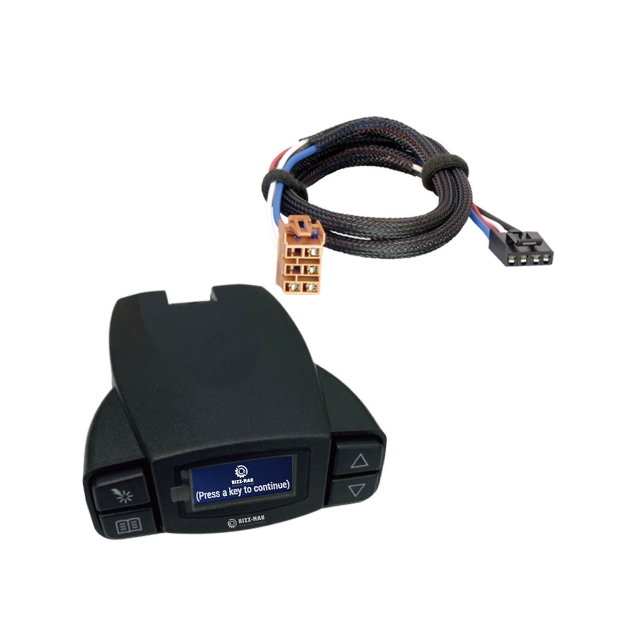 RIZZ-Man 90195 Brake Controller with Wiring Harness, Compatible with Select Year Cadillac Escalade: Chevrolet Avalanche, Silverado, Suburban, Tahoe, GMC Sierra, Yukon, Yukon Denali, Yukon XL