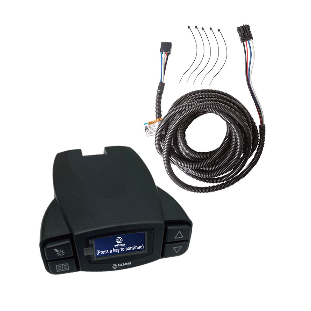 RIZZ-Man 90195 Brake Controller with Wiring Harness, Compatible with BMW X5