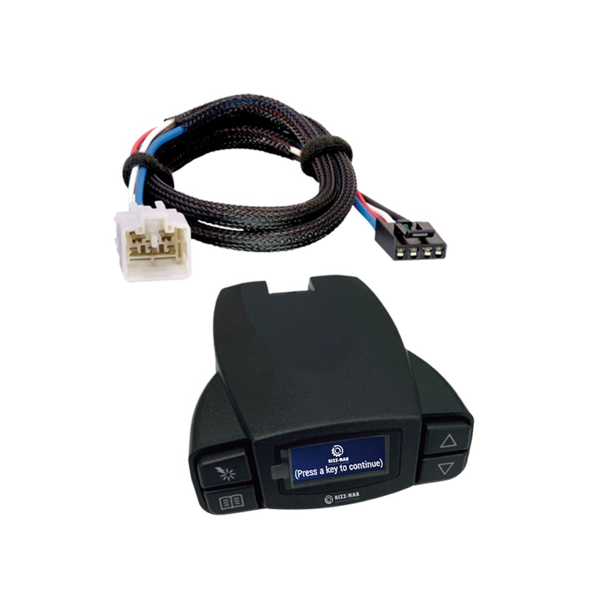 RIZZ-Man 90195 Brake Controller with Wiring Harness, Compatible with Lexus GX460, GX470, LX470, LX570, Toyota 4Runner, Land Cruiser, Sequoia, Tacoma, Tundra
