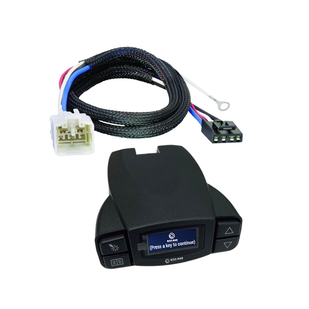 RIZZ-Man 90195 Brake Controller with Wiring Harness, Compatible with Toyota 4Runner
