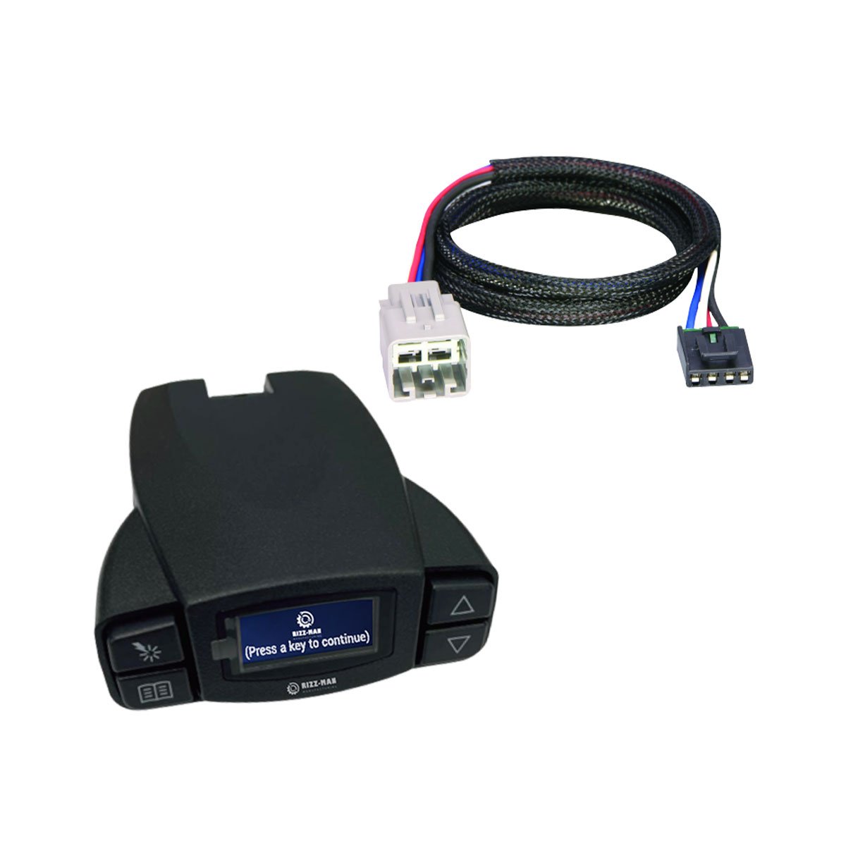 RIZZ-Man 90195 Brake Controller with Wiring Harness, Compatible with Ford F-250 Super Duty, F-350 Super Duty, F-450 Super Duty, F-550 Super Duty