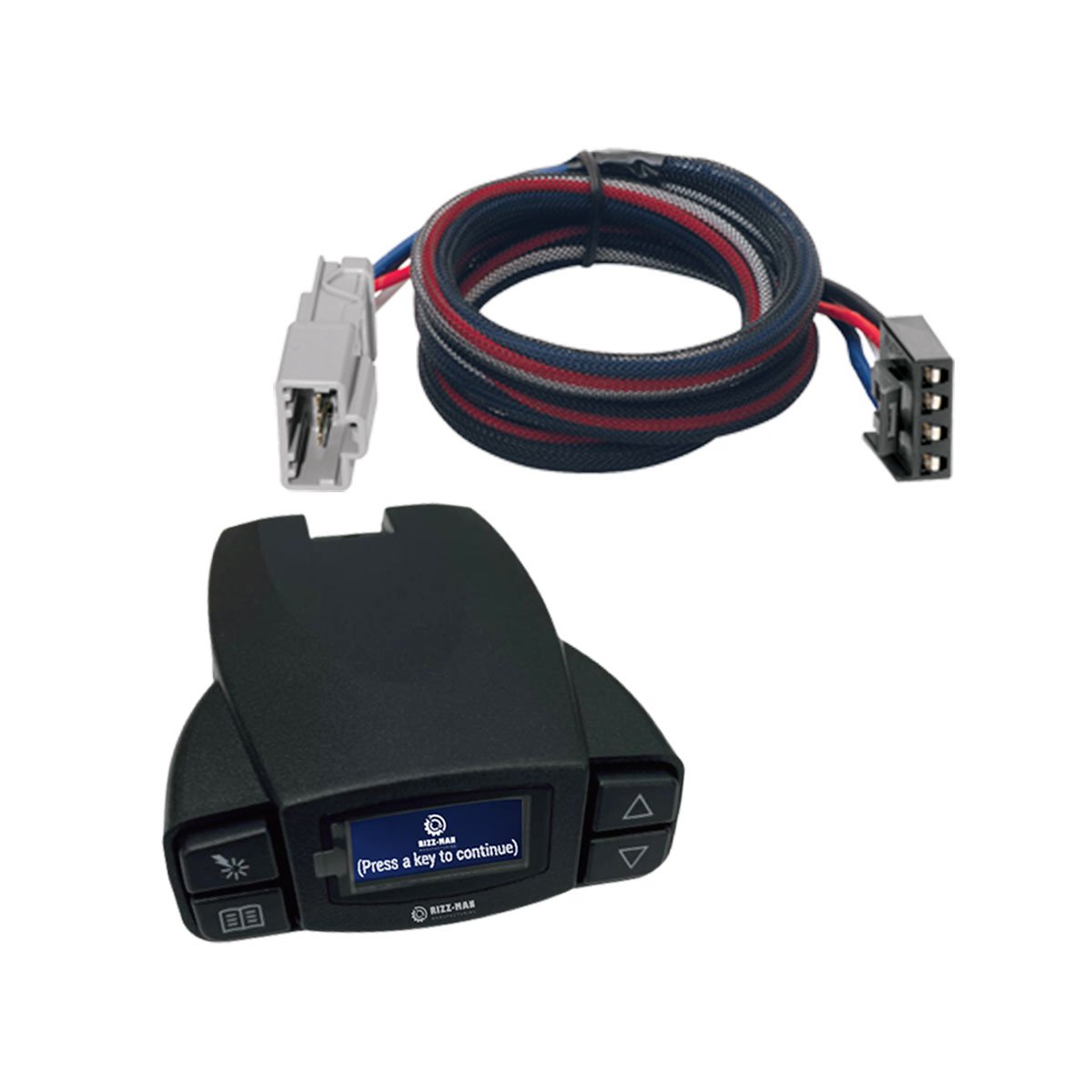 RIZZ-Man 90195 Brake Controller with Wiring Harness, Compatible with Honda Pilot, Ridgeline