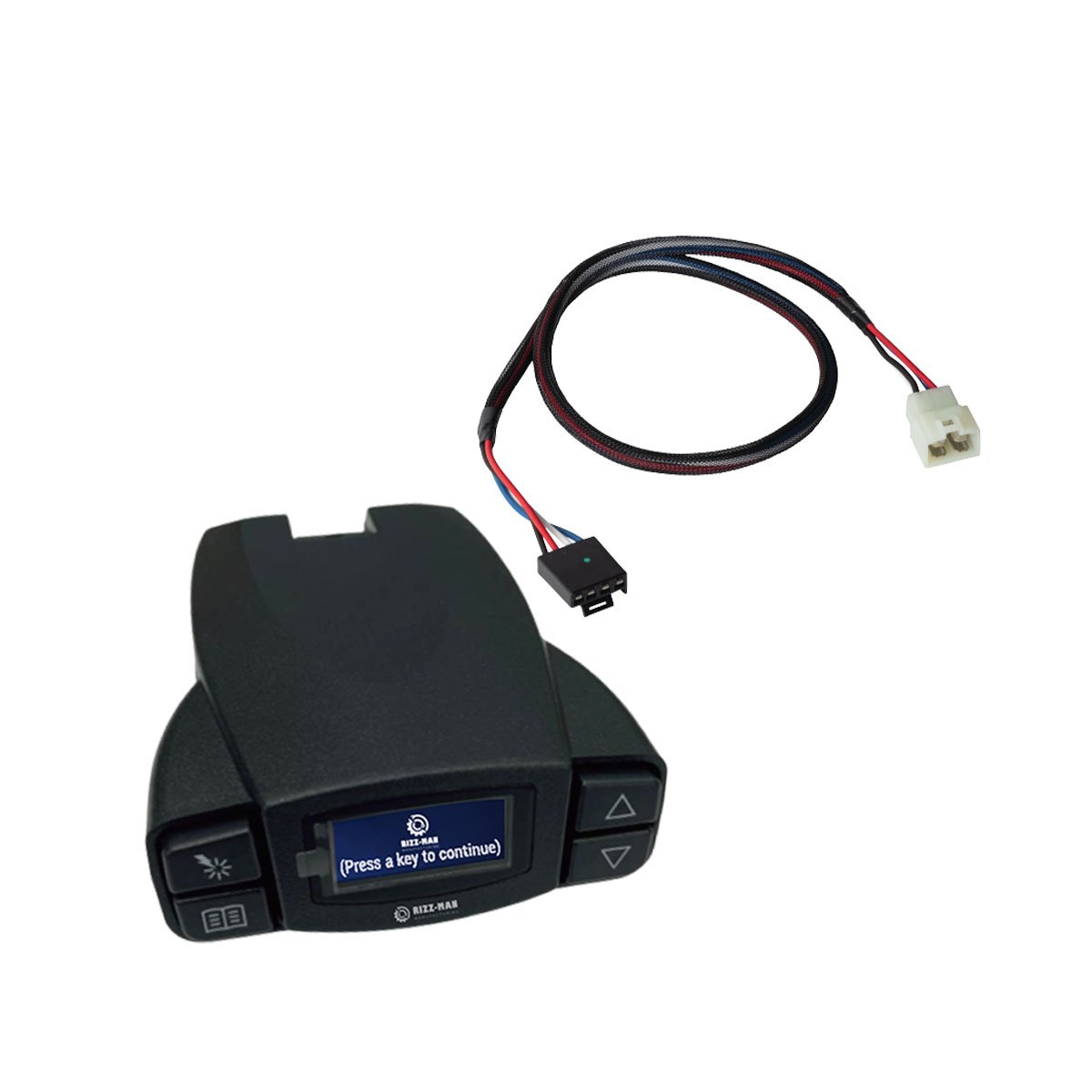RIZZ-Man 90195 Brake Controller with Wiring Harness, Compatible with Hyundai Palisade, KIA Telluride