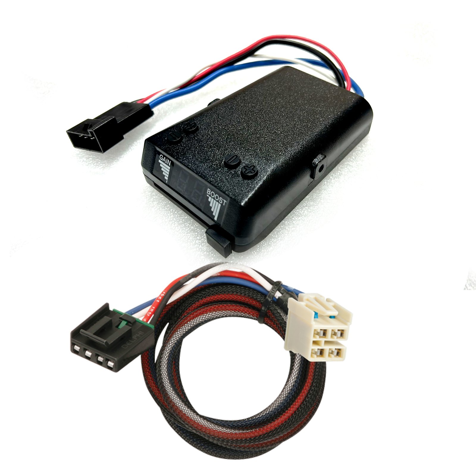 Rizz-Man 8508211 Brake Controller with Wiring Harness, Compatible with Cadillac Escalade, Chevrolet Silverado, Suburban, Tahoe, GMC Sierra, Yukon